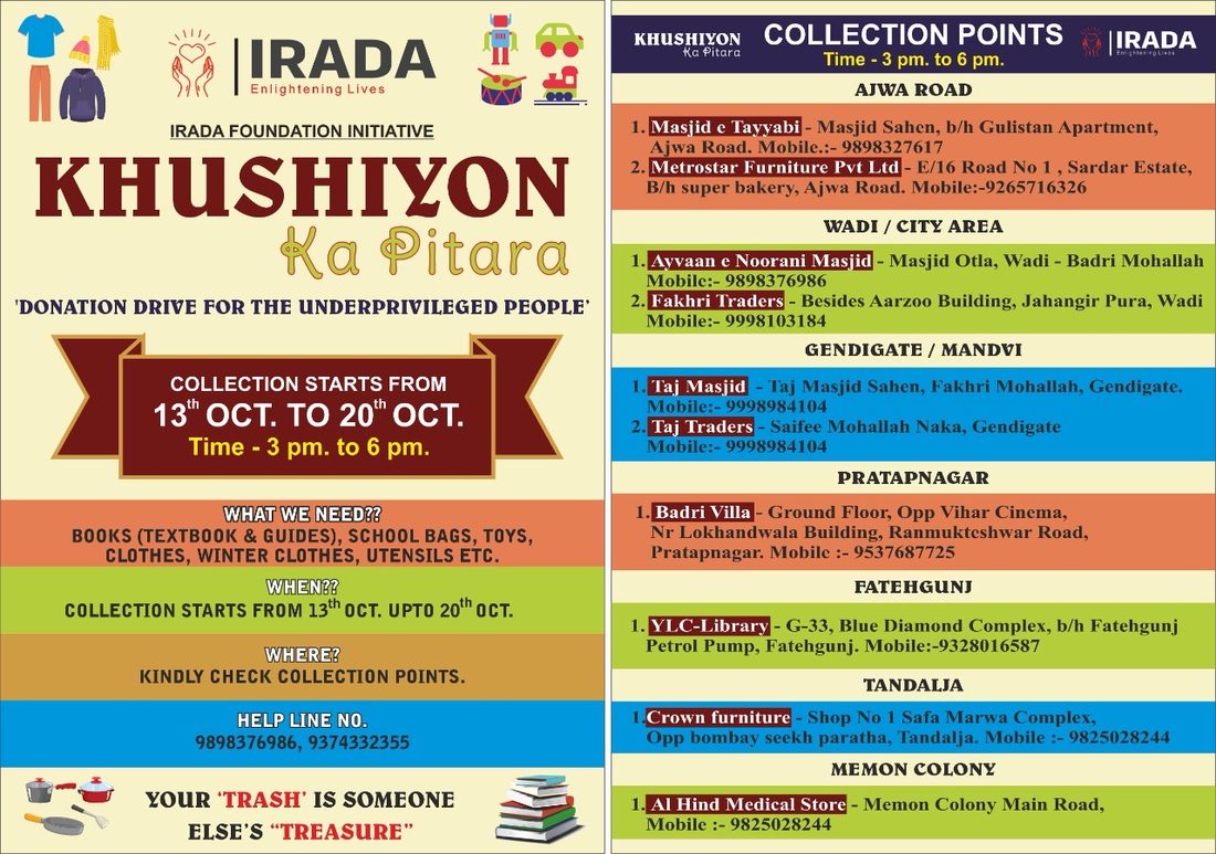 Khushiyon Ka Pitara — Donation Drive
